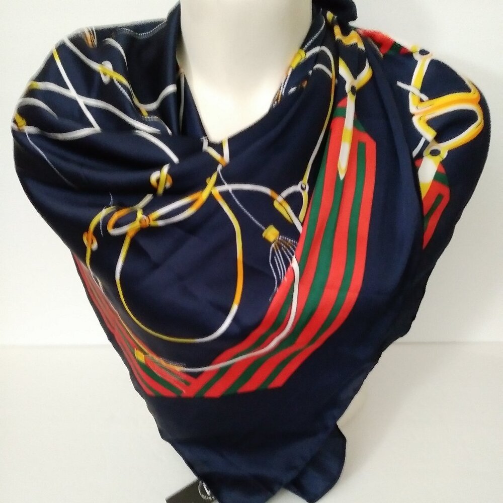 Marcus Adler Silk Scarf Ribbon Style Shawl